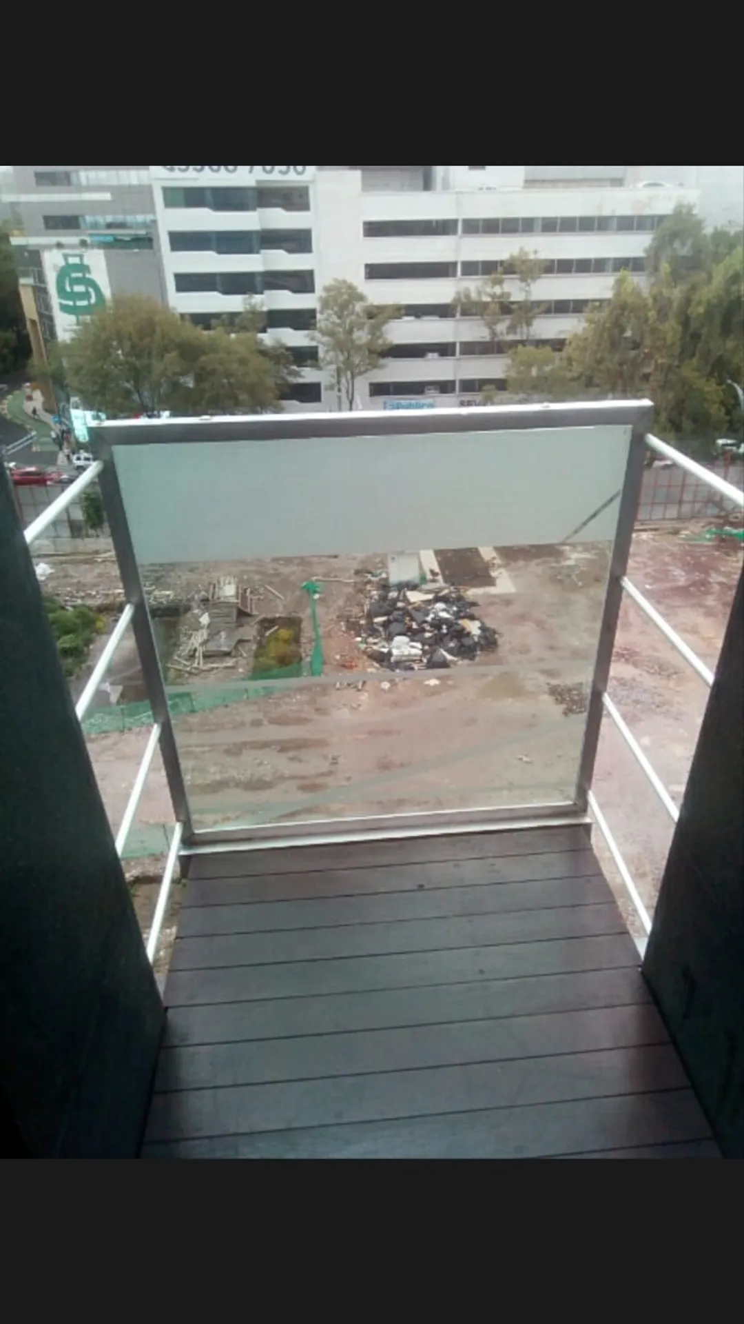 Barandal de balcón terminado
